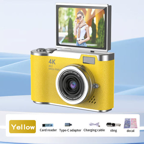 💥1080P HD 48MP Digital Point & Shoot Camera with 2.4 Inch HD Flip Screen💥